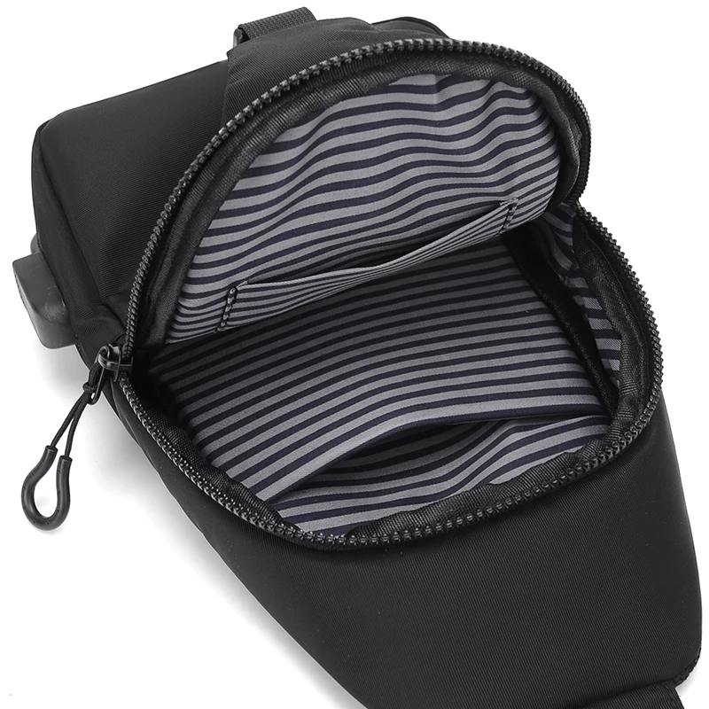 New Mens Chest Bag Party Single Shoulder Strap Small Backpack Casual Fashion Crossbody Sling Sholder Bag for Men Pro Custom Logo