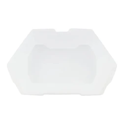Durable Waterproof Silicone Case for Electric Scooter Dashboard Protection (White)