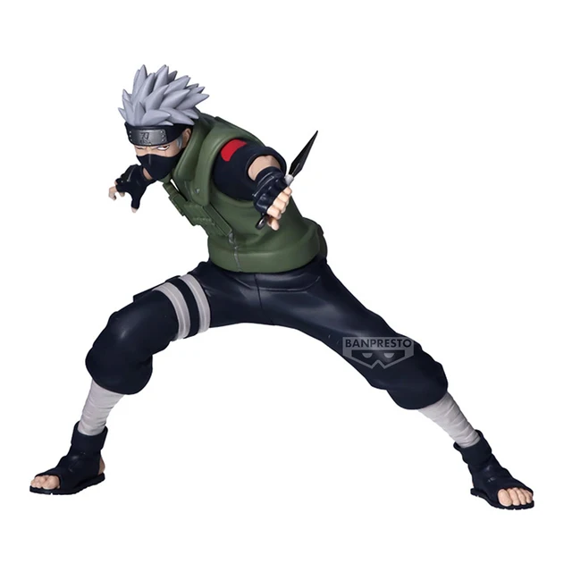 Banpresto NarAAShippuden Anime Figurines en PVC, Vibration Stars, Hatake Kakashi, Figurines d'action, Jouets modèles à collectionner, Auckland 2
