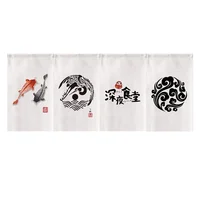 Decoration Traditional Japan Curtain Door Short Curtain Noren Shop Japanese Style Curtain for Small Window Sushi Door 1