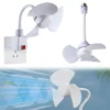 Modern LED Ceiling Fan E27 Base/USB Indoor Ceiling Fan Light Hose Extender Small Ceiling Fan Light for Bedroom Living Room 3