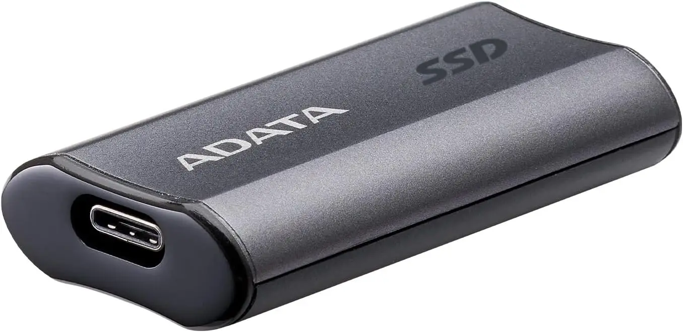 ADATA SC750 휴대용 SSD, 500GB/1000GB/2000GB 외장형 솔리드 스테이트 드라이브, USB 타입-C 3.2 Gen 2 (3.1 Gen 2), 블랙 티타늄