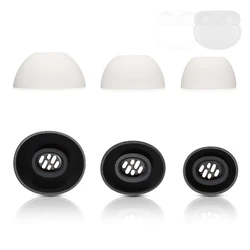 6-Piece Silicone Ear Tips for True Wireless Earbuds (White)