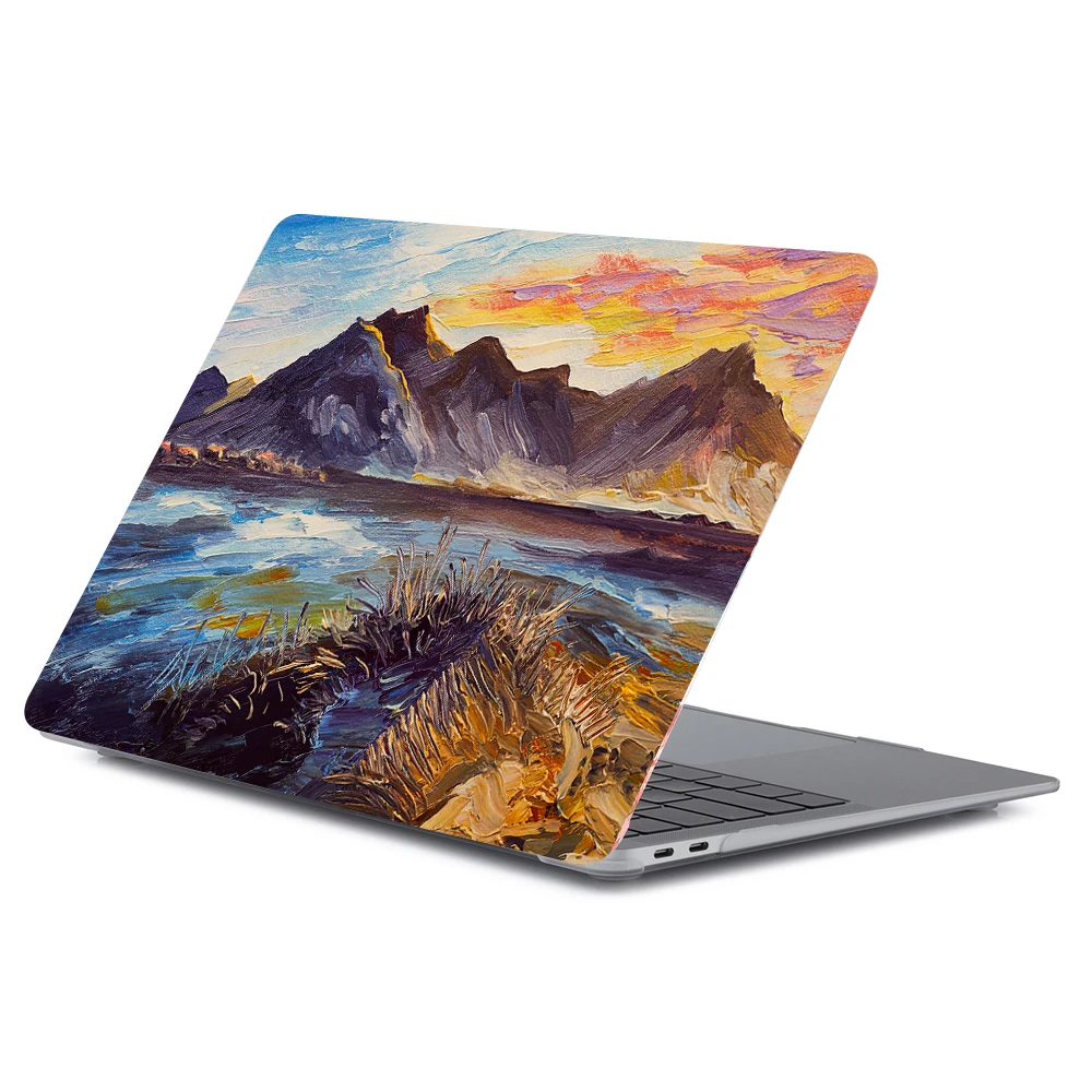 MacBook Pro 13 M1 Kılıfı 2022 M2 model A2338 MacBook Air 13 13.6 15 M3 M4 Pro 14 16.2 için Sert Kılıf Baskılı Kılıf