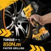 DEWALT DCF900 Impact Wrench 1/2" Inch High 20V Torque With Hog Ring Anvil  Brushless Cordless Wrench Dewalt Power Tools 5