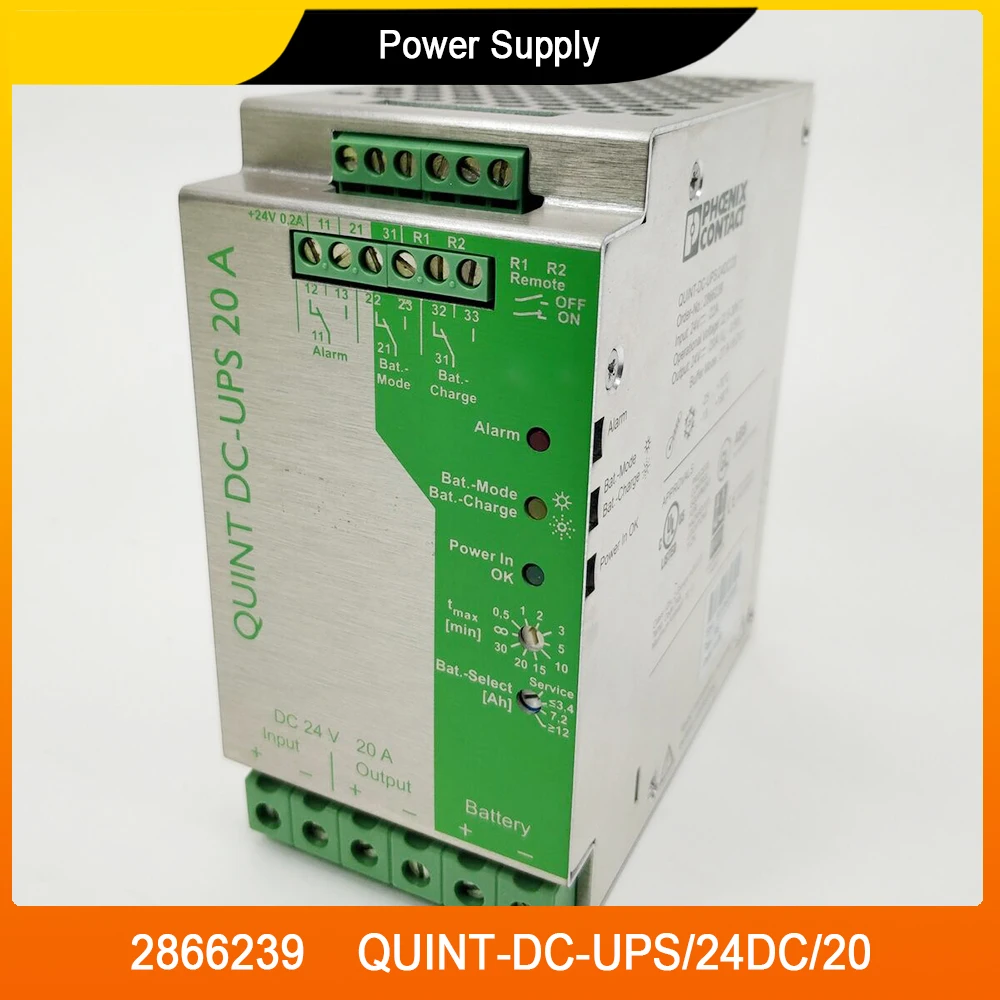 

QUINT-DC-UPS/24DC/20 24V/20A 2866239 For Phoenix Uninterruptible Power Supply High Quality Fast Ship