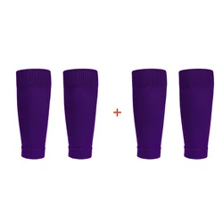 Dual Pack Sports Compression Leg Sleeves and Calf Guards (2zise)