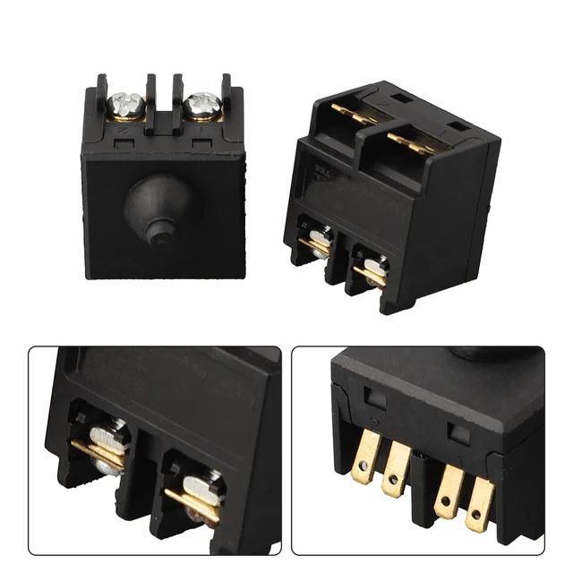 2 Interruttori Sostitutivi Per Smerigliatrice Angolare 100mm - Pulsante Di Accensione Per Utensili - Foto 5