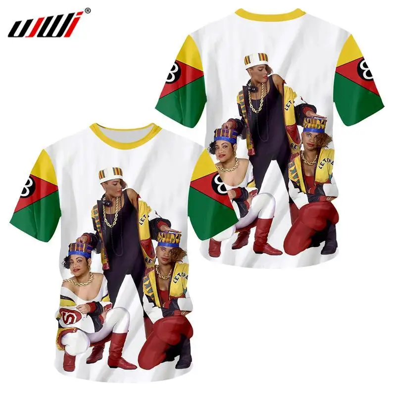 

Salt-n-Pepa-8-Ball Высококачественная футболка с 3D сублимационной печатью, одежда на заказ, повседневные универсальные Топы большого размера с коротким рукавом