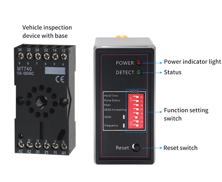 PD-132 Automatic Gate Opener Barrier Gate Traffic Inductive Single Channel Loop