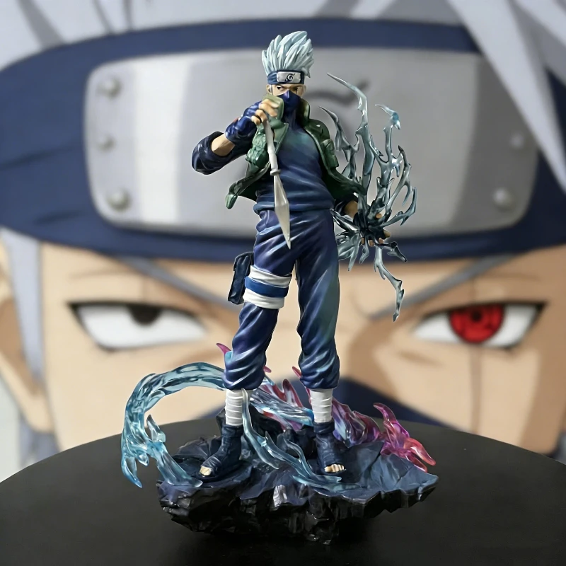 Kakashi Hatake Ninja Action Figure with Effect Parts - Collectible Anime Desktop Ornament Gift