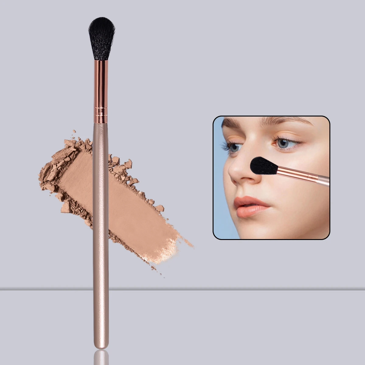 Wooden Handle Multi-Purpose Makeup Brush