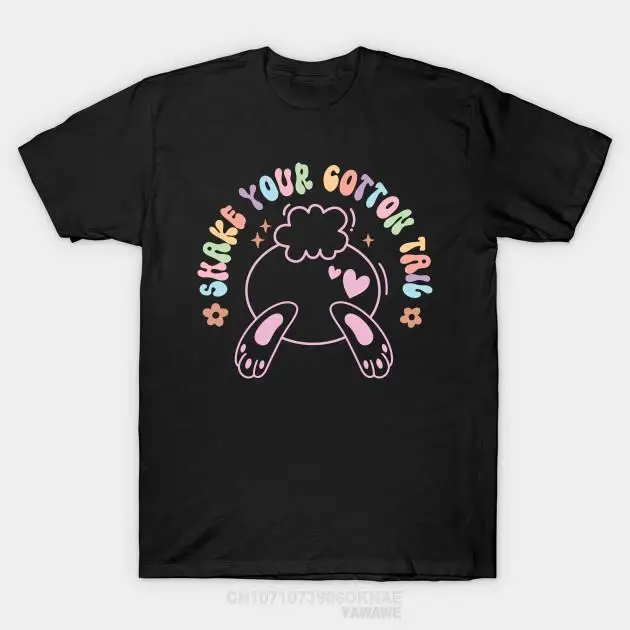 

Summer Woman TShirt Vintage Easter Bunny Print T Shirt Memory of Jesus Christ Short Sleeve Tees Men T Shirt Creativity Tops