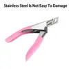 Practical Nail Clipper Strong Power French Manicure Fingernail Nail Clipper Ergonomic Handle Nail Art Clipper for Manicure 4
