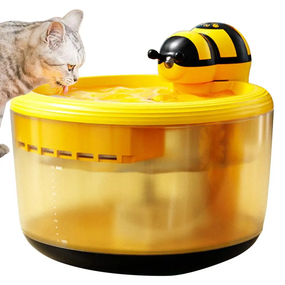 

Дозатор воды для домашних животных, улучшенная технология фильтрации, водный фонтан для кошек со светодиодной подсветкой, тихий, для разных питомцев