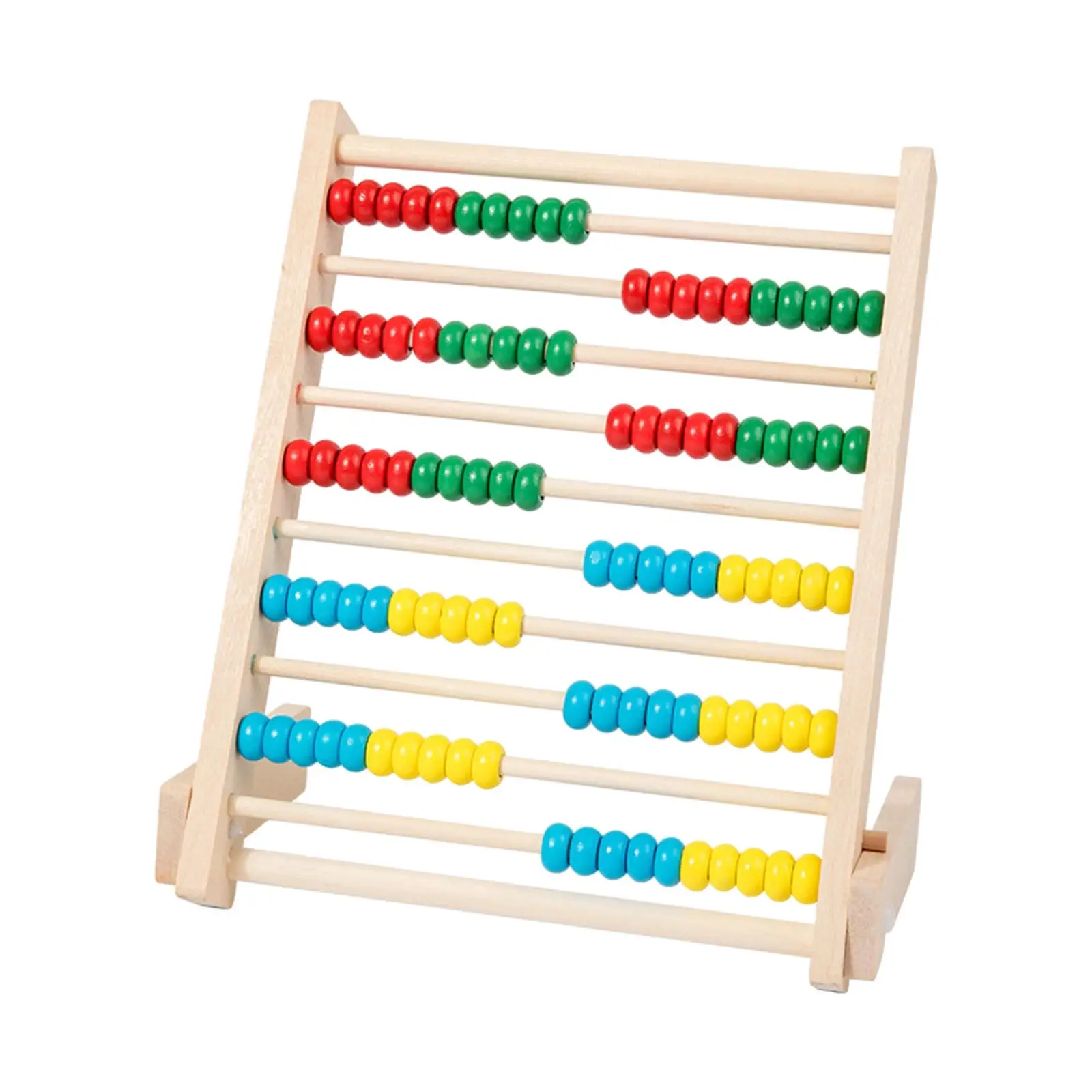 

10 Row Counting Frame, Kids Mathematics Toy, Math Number Games, Wooden Math Game