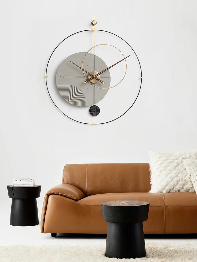 Luxury Metal Wall Clock Modern Large Silent Clocks Wall Home Decor Gold  Watches Mechanism Living Room Decoration Gift Ideas