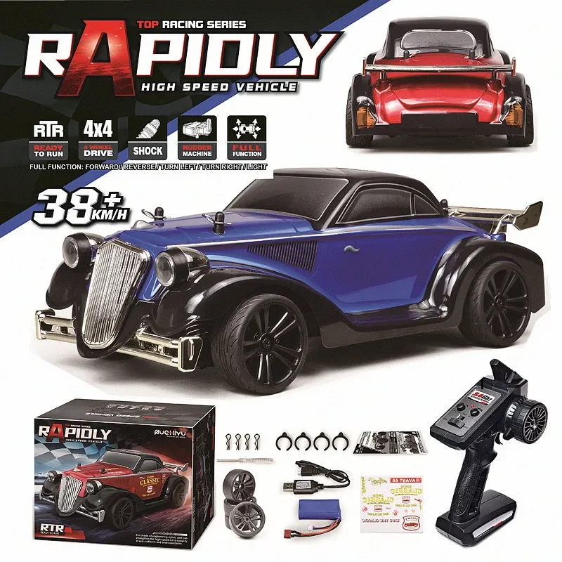 1 16 Rc Cars off road 4x4 Retro Classic Car 2 4G Remote Control High 1-16-rc-cars-off-road-4x4-retro-classic-car-2-4g-remote-control-high