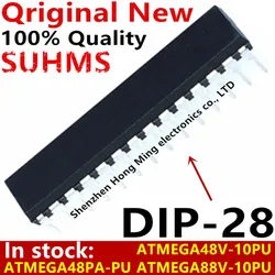 ATMEGA48V-10PU de ATMEGA48PA-PU ATMEGA48V 10PU, ATMEGA48PA, ATMEGA88V 10PU, Chipset DIP-28, 100% nuevo, 10 unidades