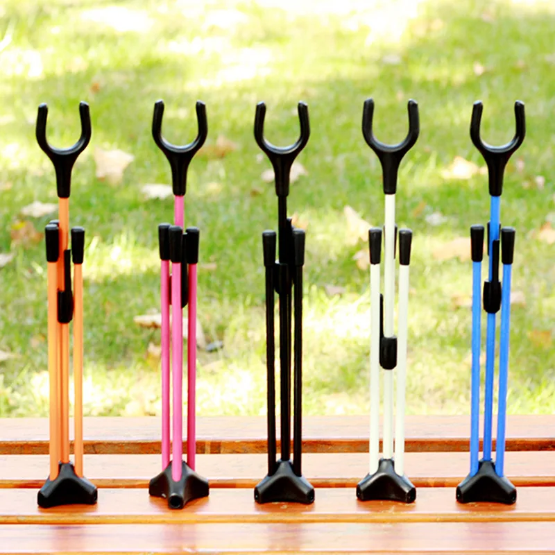 Bow Stand Foldable Archery Recurve Bow Stand Rack Holder for Recurve Longbow Takedown Glass Fiber Portable Mutiple Color archery bow stand