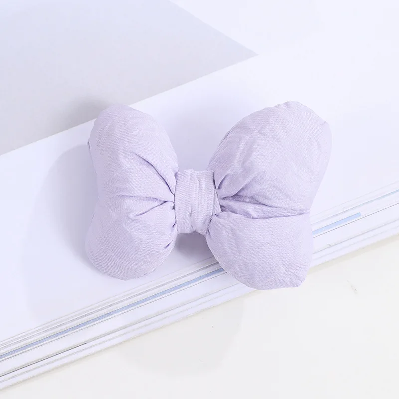 5PCS Bright colours gingham cotton bow accessories accessories DIY home textile knitting children's clothing phone
