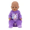 New Doll Jump Suits For 43cm Baby Doll 17 inch Reborn Baby Dolls Clothes And Accessories 2
