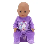 New Doll Jump Suits For 43cm Baby Doll 17 inch Reborn Baby Dolls Clothes And Accessories 2