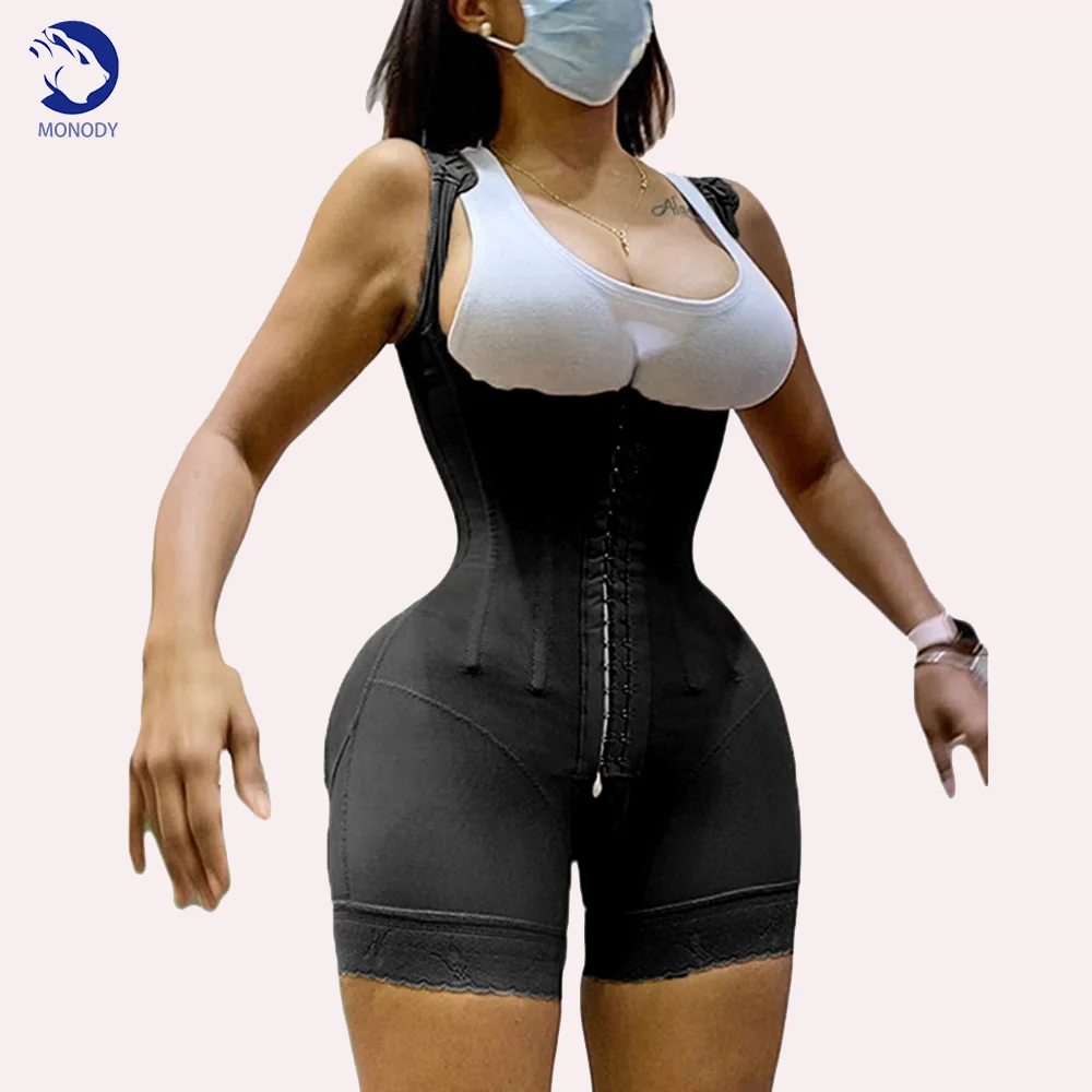 

Women Post-operative Open Bust High Compression Shapewear Waist Trainer Butt Lifter Slimming Corset Skims Fajas Colombianas