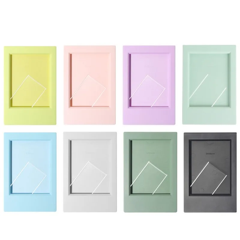 Suitable For Polaroid Mini 3 Inch Classic Vertical Picture Frame Creative Seven-color Set Color Photo Frame Table photo frame 1pc
