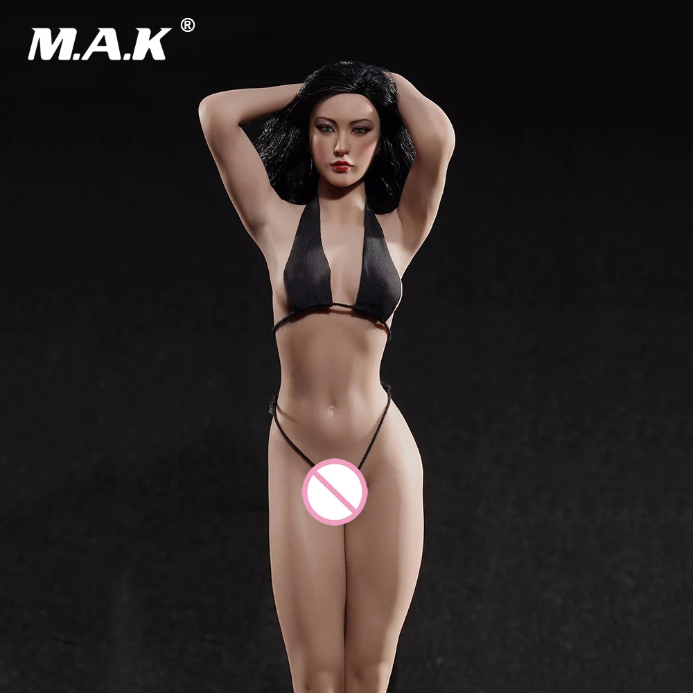 

1/6 PH Super Flexible Seamless Body Sexy Female Medium Breast Suntan/Pale Action Figure Doll Toys without Head for KUMIK Head
