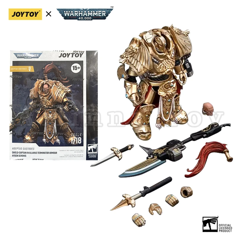JOYTOY 1/18 Action Figure 40K Adeptus Custodes Allarus