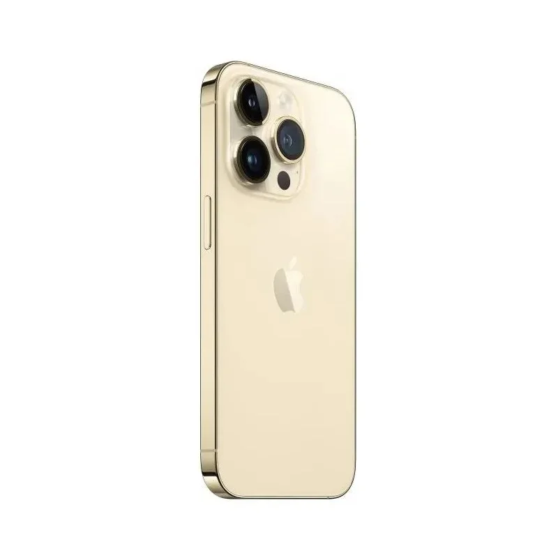 Official Certificated,Original Apple Iphone 14 Pro 6.1" Display 48MP Camera Dual SIM 3200mAh Battery Gold (Renewed Premium)