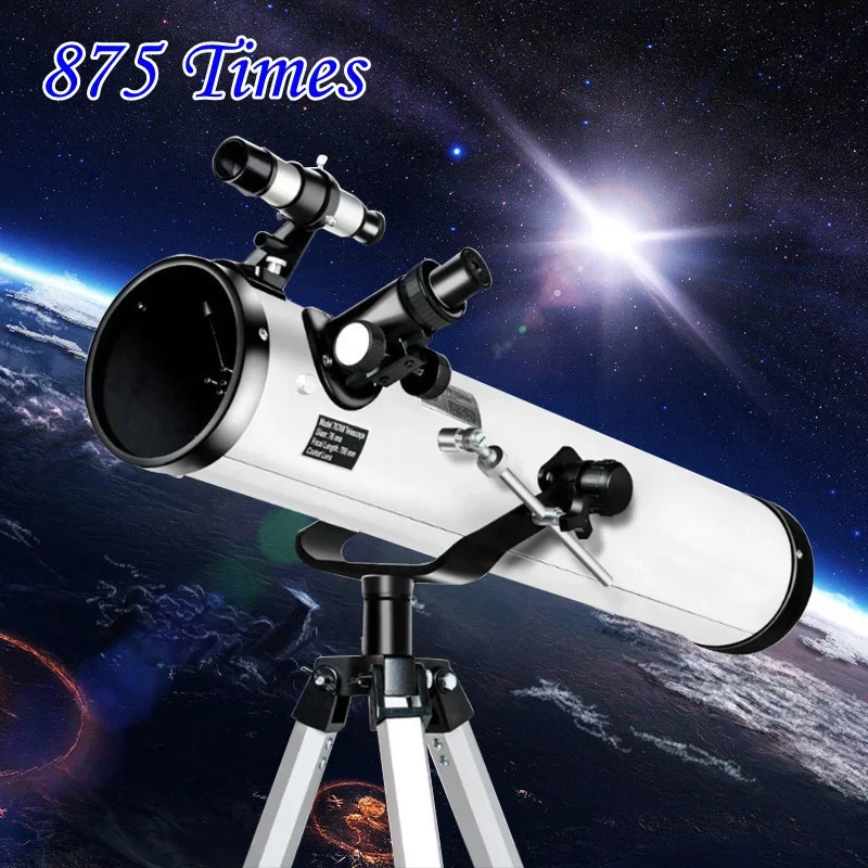 

875 Times Zoom Telescope 114mm Large Caliber New Upgrade Eyepiece Astronomical Telescope Deep Space View Star Moon Monocular
