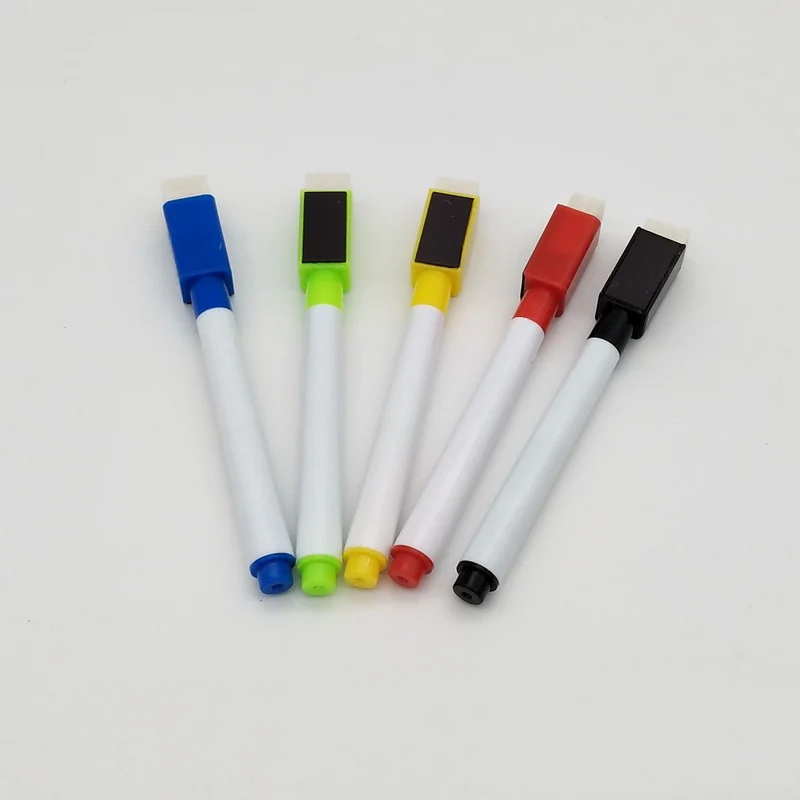 8pcsset Erasable Colorful Black Whiteboard Pen Marker Magnetism and Brush Office School Stationery Supplies White Marker Pens Marker Pens Color Marker Pens Pen Marker Dry Erase Markers Whiteboard Pens