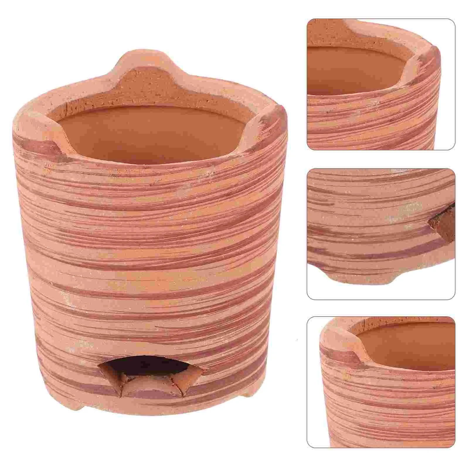 

Outdoor Camping Stove Charcoal Stove Clay Grill Stove Tea Stove Camping Portable Clay Stove Tool