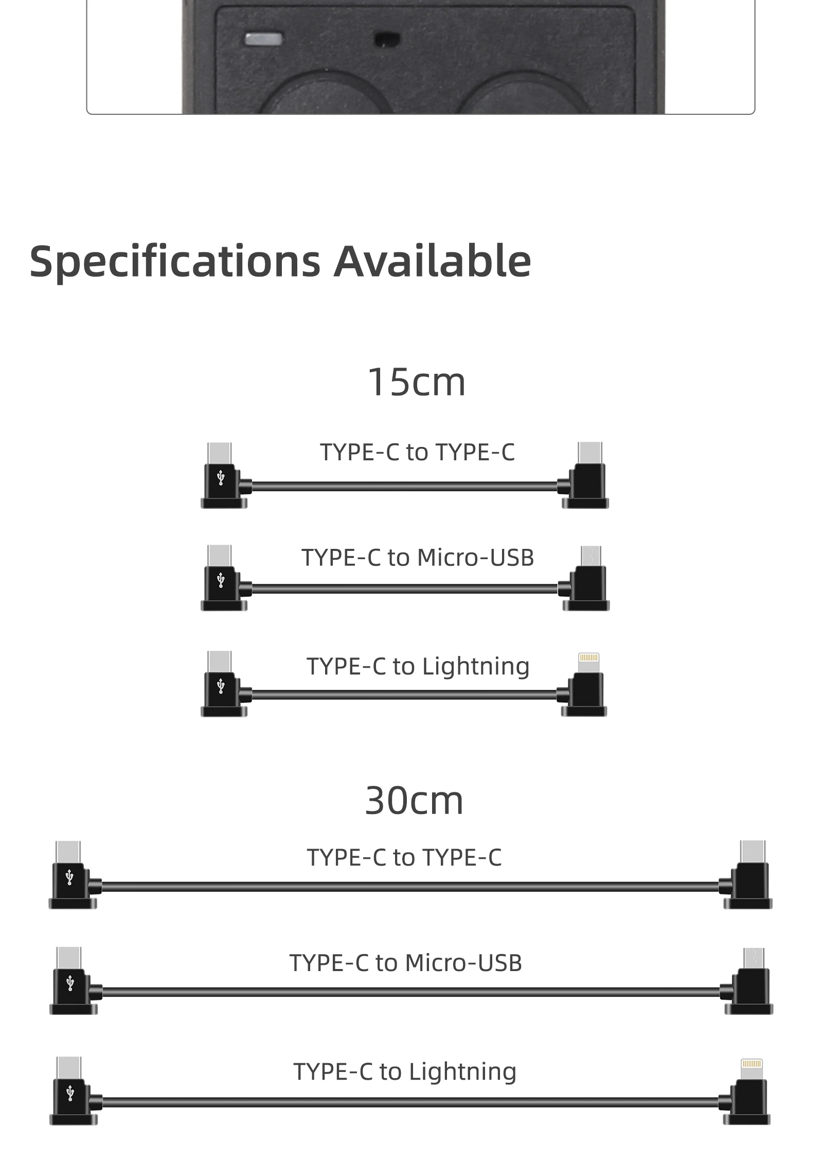 OTG Data Cable for DJI Mavic 2/Mini 3/3PRO/SE/Air/Spark Drone Remote Control to Phone Tablet Micro USB Type-C IOS Connector Line