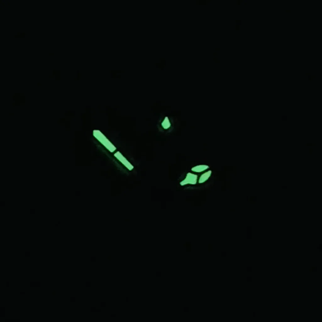 Elegant Luminous Silver & Gold Watch Hands with Rose Gold Accents