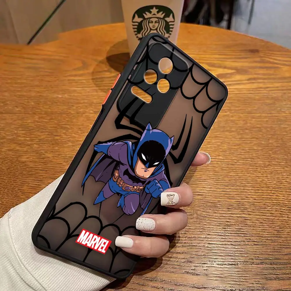 thumbnail image 1 of Funda mate para Redmi A1 K50 K40 GAMING K30 K20 10X 10C 10 9C 9T 9A 9 8 PRO 4G 5G Funda Shell Marvel Avengers Anime dibujos animados, 1 of 5