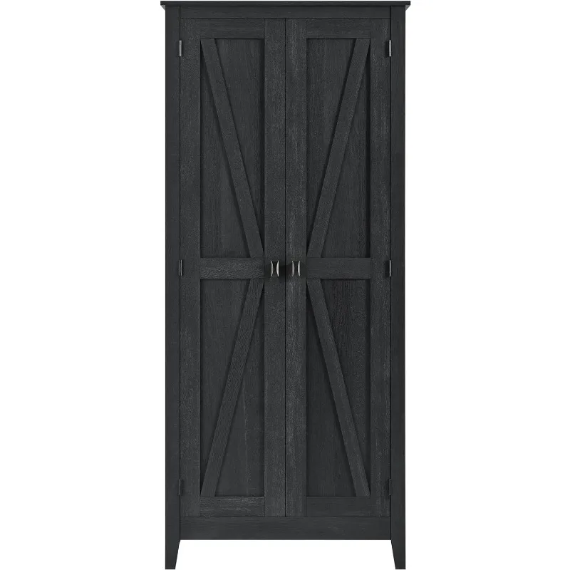 

Farmington 31.5" Wide Storage Cabinet, Black Oak