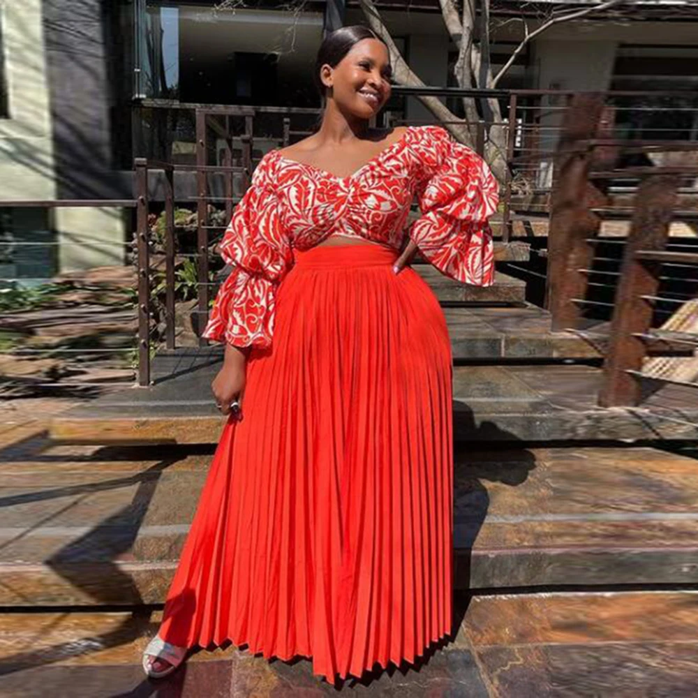 Plus Size Saia De Chiffon Longa Plus Size Saia Plissada Chiffon