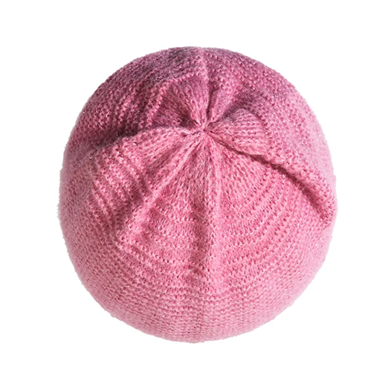 Elegante Winter Hut Weibliche Plus Veet Gestrickte Visiere Hüte Für Frau Mama Oma Kappe Herbst Mode Skullies Beanies_voghion.com