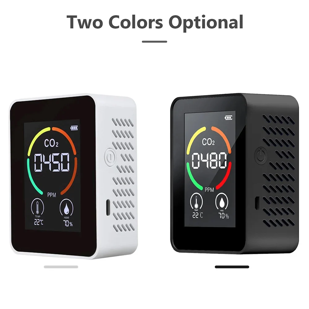 Air Quality Detector Carbon Dioxide Detector Agricultural Production Greenhouse Gas Monitor Air Quality Tester CO2 Meter air quality monitor gas detector