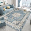 Persian American Retro Carpets Home Nordic Style Bedroom Bedside Large Area Rug Study Room Lounge Customizable Mat for Non-slip 1