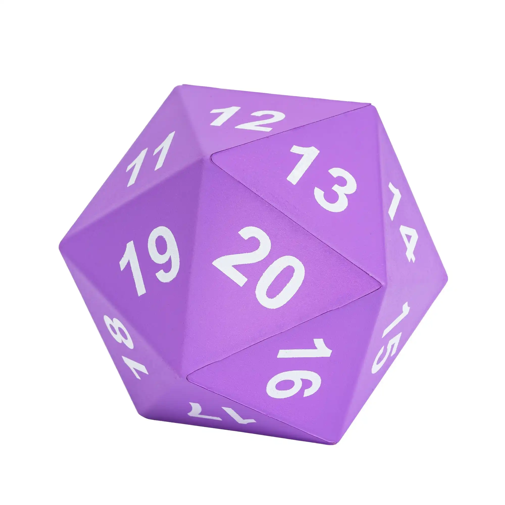 80MM Giant D20 Dice Foam Decompression 20 Sided Dice Elastic D20 Polyhedral for Bar Pub Club Party Relax Role Playing Games