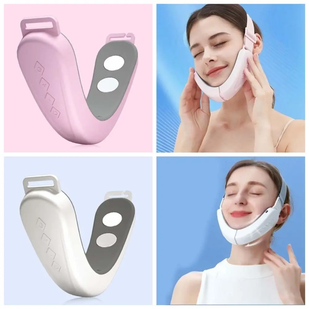 High-Elasticity Electric V-face Device Adjustable Folding Intelligent Facial Massager Comfortable Micro-current