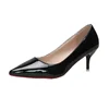 Sexy Red Bottom Women High Heels Classic Ladies Pumps Autumn Soft Leather Dress Heel Shoes for Women Banquet Wedding High Heels 4