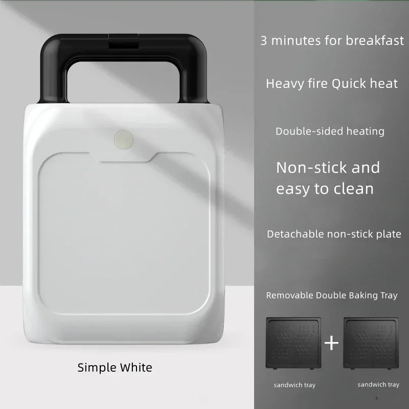 Sandwich Breakfast Machine Small Multipurpose waffle Sandwich Toast toaster 5