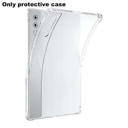 Transparent Protective Soft TPU Case for 12.7-inch Tablets - Anti-Scratch Shell (Clear)