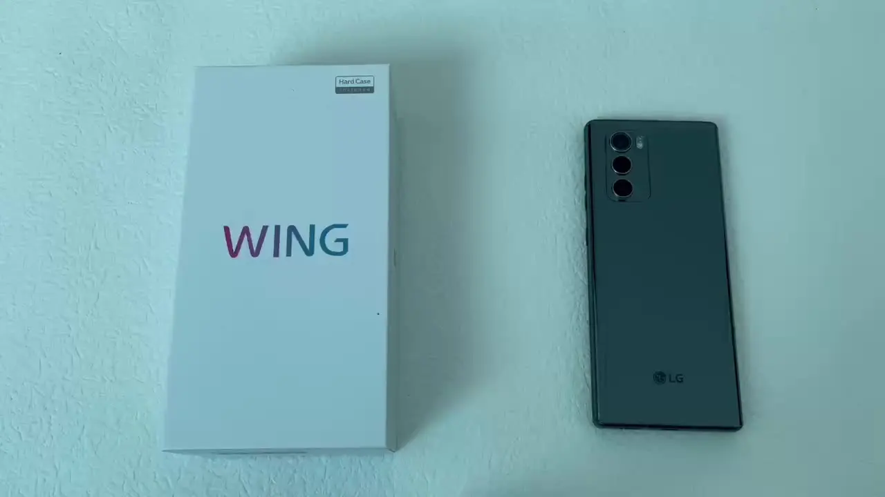 Original LG WING 5G CellPhone LMF100N F100N F100 4G LTE Mobile