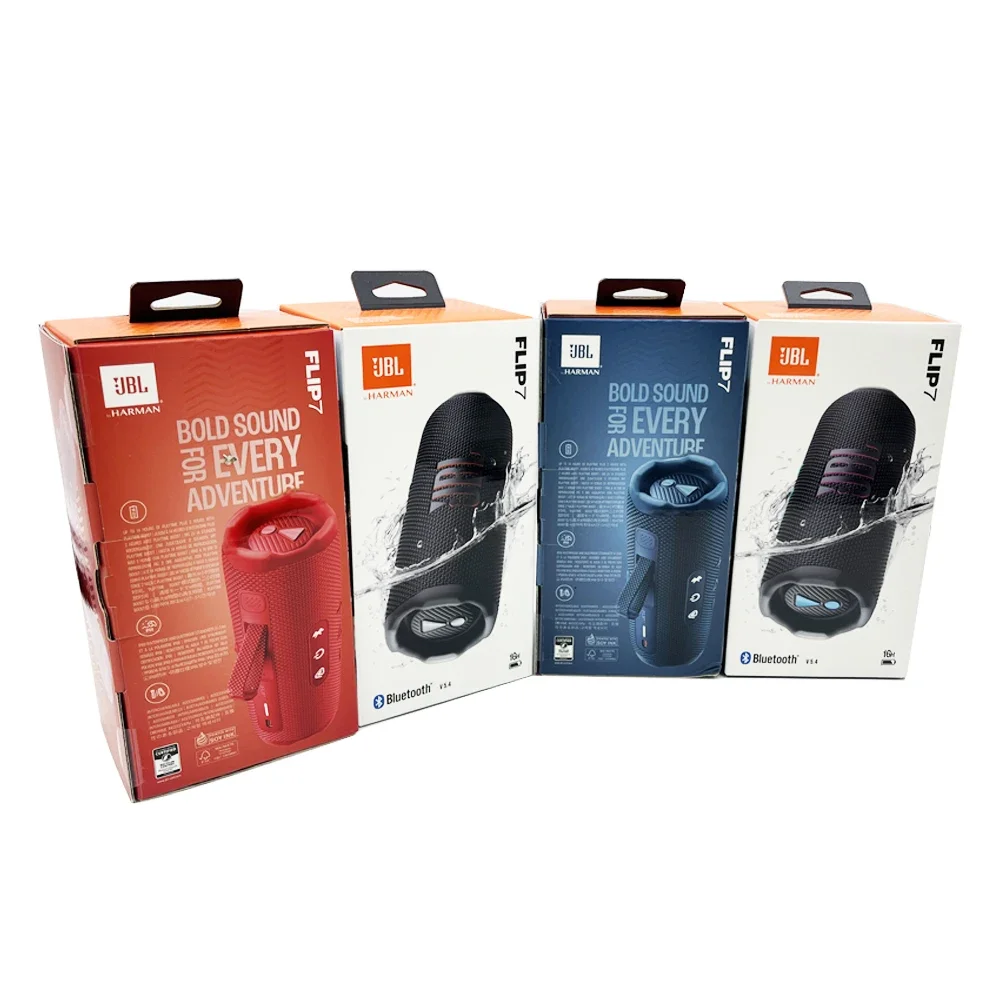 مكبر صوت JBL FLIP7 مضخم صوت بلوتوث لاسلكي خارجي مر...